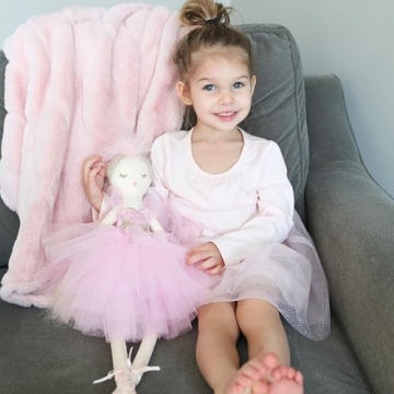 Mon Ami Swan Princess Ballerina Doll - 22" Plush Gift