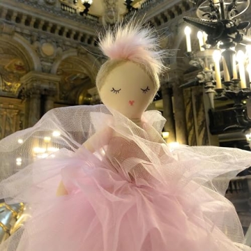 Mon Ami Swan Princess Ballerina Doll - 22" Plush Gift