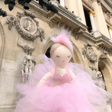 Mon Ami Swan Princess Ballerina Doll - 22" Plush Gift