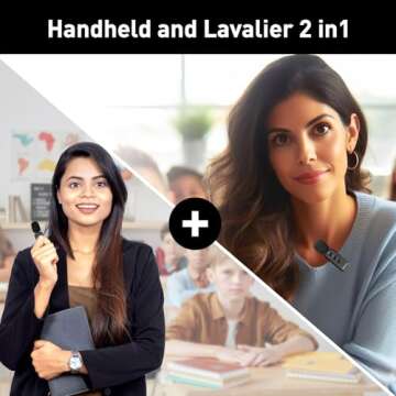 ZOWEETEK Voice Amplifier with 2025 New Wireless Lavalier Lapel Microphone for Teachers,Personal Micr...