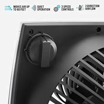 Vornado 573 Fan: Compact, 3 Speeds, Powerful Air Circulation