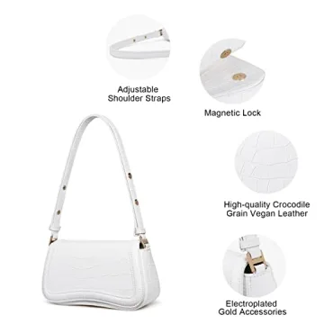 Chic CLUCI Small Vegan Leather Crossbody Handbag