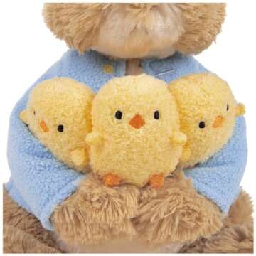 GUND Beatrix Potter Peter Rabbit Holding Chicks Plush, Easter Gift, Easter Bunny Stuffed Animal for ...