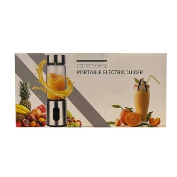 USB Rechargeable Glass Portable Blender for Smoothies