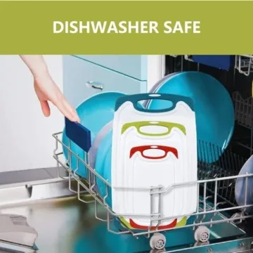 Non-Slip Plastic Chopping Board Set of 4