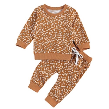 Newborn Infant Baby Girl Clothes Set Long Sleeve Sweatshirts Tops Pants Outfits Clothing Gifts 3 6 9...