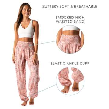 Lotus and Luna Women's Handcrafted Harem Pants for Every Occasion