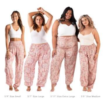 Lotus and Luna Women's Handcrafted Harem Pants for Every Occasion