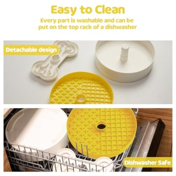 Puzzle Feeder Dog Bowl for Large Breeds