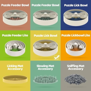 Puzzle Feeder Dog Bowl for Large Breeds