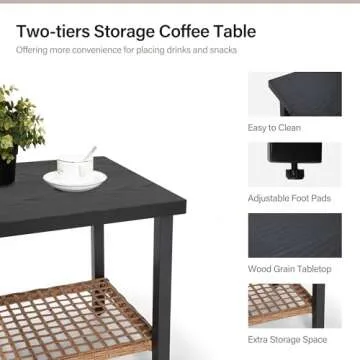 LAUSAINT HOME Rocking Bistro Set for Outdoor Enjoyment