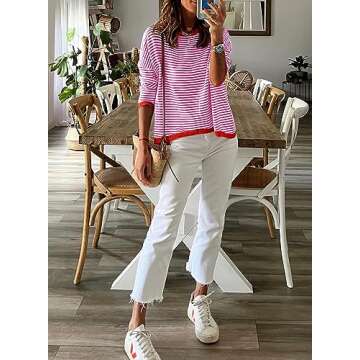 Stylish TimeMark Women's Crewneck Sweater for All Occasions