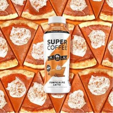 Super Coffee Pumpkin Pie Latte - Keto, Low Calorie & Protein