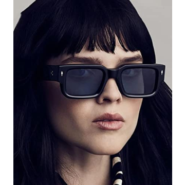 Trendy Square Frame Sunglasses UV400 Protection Unisex