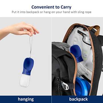 WePet Portable Dog Water Bottle, Leak-Proof & Compact