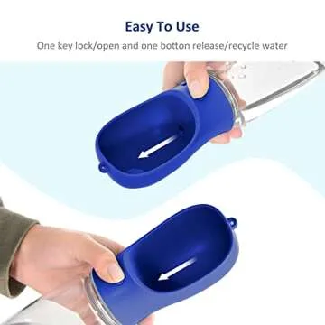 WePet Portable Dog Water Bottle, Leak-Proof & Compact
