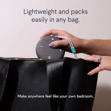 SNOOZ Go Portable Sound Machine - Rechargeable & Bluetooth