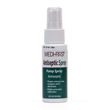 Medi-First 24402 Antiseptic First Aid Cleansing Spray, 2 Ounces