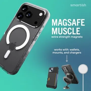 Smartish iPhone 17 Pro MagSafe Clear Case - Gripmunk