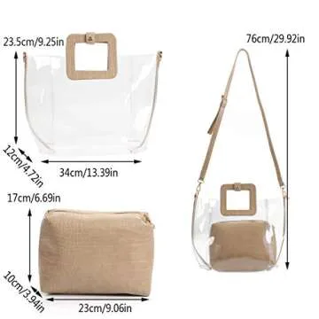 Poxas PVC Jelly Bag - Waterproof Tote for Every Occasion