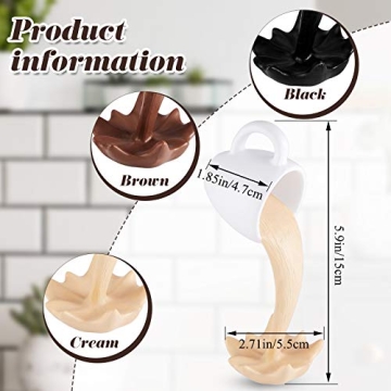 Floating Coffee Cup Sculpture for Kitchen Decor Lovers