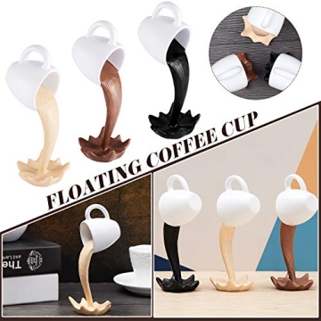 Floating Coffee Cup Sculpture for Kitchen Decor Lovers