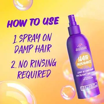 Aussie Leave-In Conditioner Spray, Frizz Control & Shine