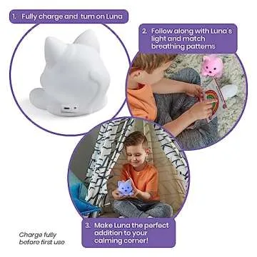 hand2mind Luna The Calming Kitty for Kids Anxiety Relief