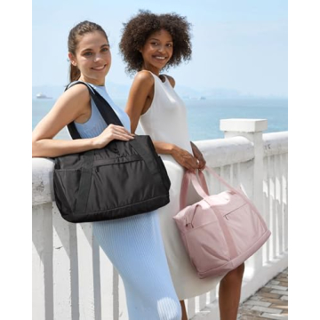 BAGSMART 23L Foldable Weekender Bag for Women