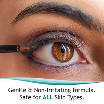 FEG Max Eyelash Serum | For Lash and Brow | Fast Effective Growth Creates Longer & Darker Eyelashes | Natural Eyelash Serum to Grow Lashes | 6 mL