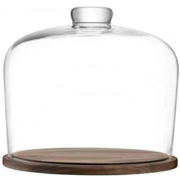 LSA City Dome & Walnut Base - Stunning Showcase