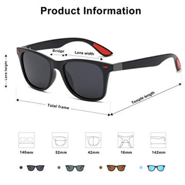 SOJOS Polarized TR90 Sunglasses for Sports & Outdoor Use