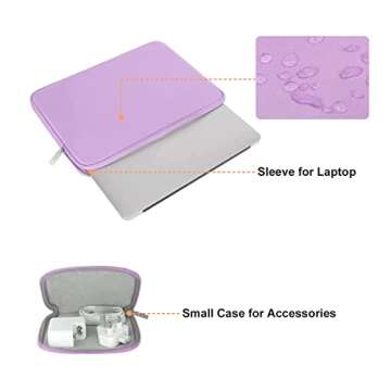 MOSISO Laptop Case 16 inch, 15-15.6 inch Laptop Sleeve Bag Compatible with MacBook Pro 16 inch, HP, ...