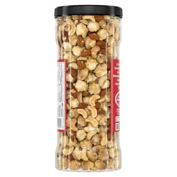 Utz Gourmet Popcorn Clusters, Caramel Nut Clusters – 19 oz. Barrel – Crunchy Popcorn Snack Mix w...