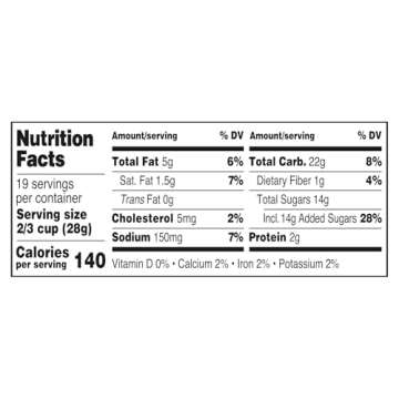 Utz Gourmet Popcorn Clusters, Caramel Nut Clusters – 19 oz. Barrel – Crunchy Popcorn Snack Mix with Almonds, Cashews, and Buttery Toffee, Trans Fat Free, Cholesterol Free, Gluten Free Snacks