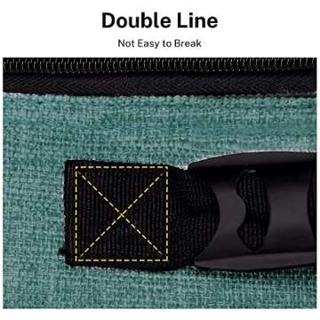 Deviser Ukulele Gig Bag with 12MM Thick Padding Sea Blue