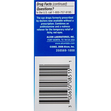 Naphcon-A Eye Drops for Allergy Relief - 15mL