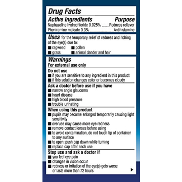 Naphcon-A Eye Drops for Allergy Relief - 15mL