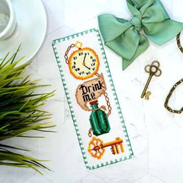 Alice in Wonderland Cross Stitch Bookmark Kit for All