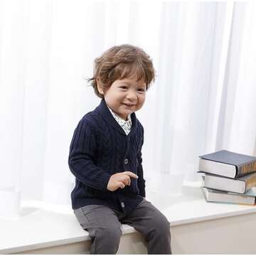 Shop Feidoog Baby Boys Cardigan Stylish and Cozy