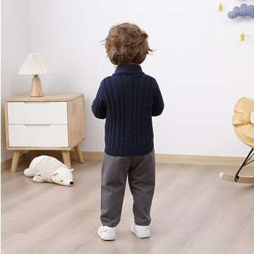 Shop Feidoog Baby Boys Cardigan Stylish and Cozy