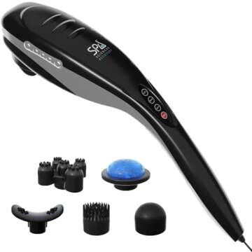SPA SCIENCES VARA - Versatile Handheld Deep Tissue Massager for Muscle Recovery and Relief