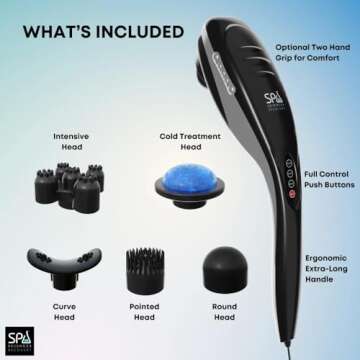 SPA SCIENCES VARA Handheld Deep Tissue Massager