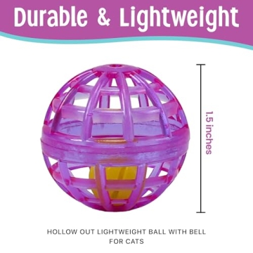 Colorful Jingly Balls for Cats - Affordable Fun