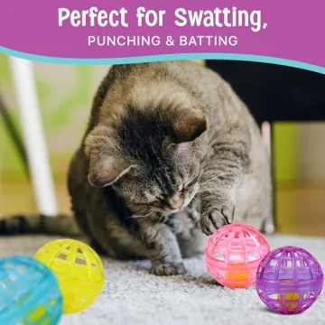 Colorful Jingly Balls for Cats - Affordable Fun