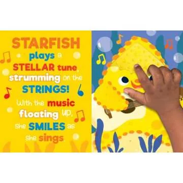 Silly Sea Creatures Board Book with Textures for Toddlers