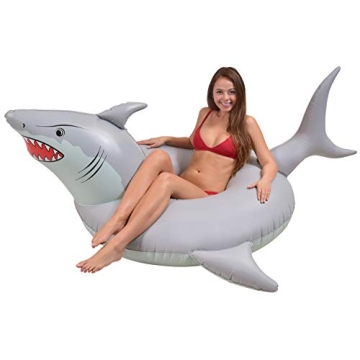 Great White Bite Shark Pool Float - Fun for All Ages