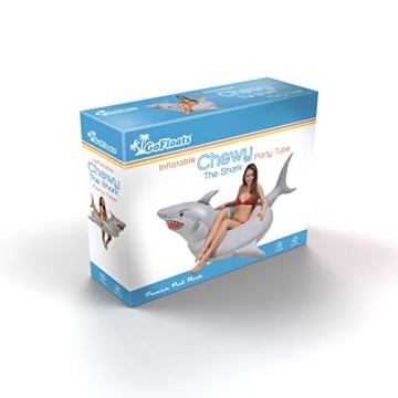 Great White Bite Shark Pool Float - Fun for All Ages