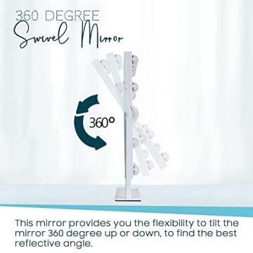 Impressions Vanity Tri-Tone XL LED Makeup Mirror