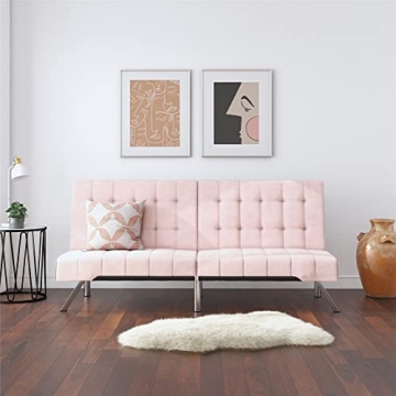 Stylish DHP Emily Futon Sofa Bed for Modern Living
